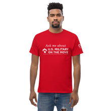 Load image into Gallery viewer, U.S. Military on the Move (Red) Unisex classic T-Shirt