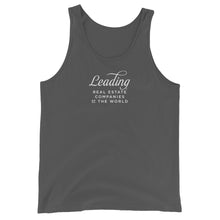 Load image into Gallery viewer, LeadingRE Unisex Tank Top (Relocation Logo on Back)