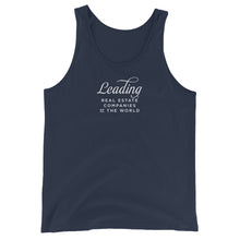 Load image into Gallery viewer, LeadingRE Unisex Tank Top (Relocation Logo on Back)