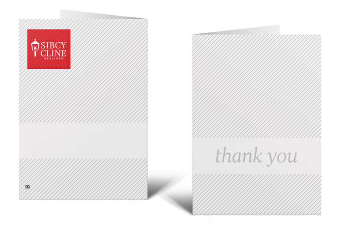 Thank You Cards - White