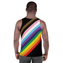 Load image into Gallery viewer, Pride Stripe Unisex Tank Top
