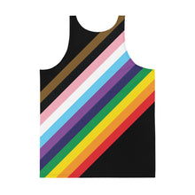 Load image into Gallery viewer, Pride Stripe Unisex Tank Top
