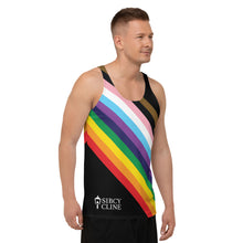 Load image into Gallery viewer, Pride Stripe Unisex Tank Top
