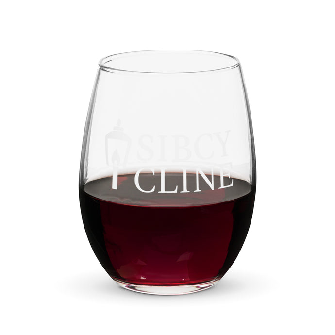 Stemless wine glass