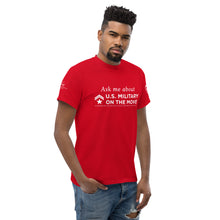 Load image into Gallery viewer, U.S. Military on the Move (Red) Unisex classic tee
