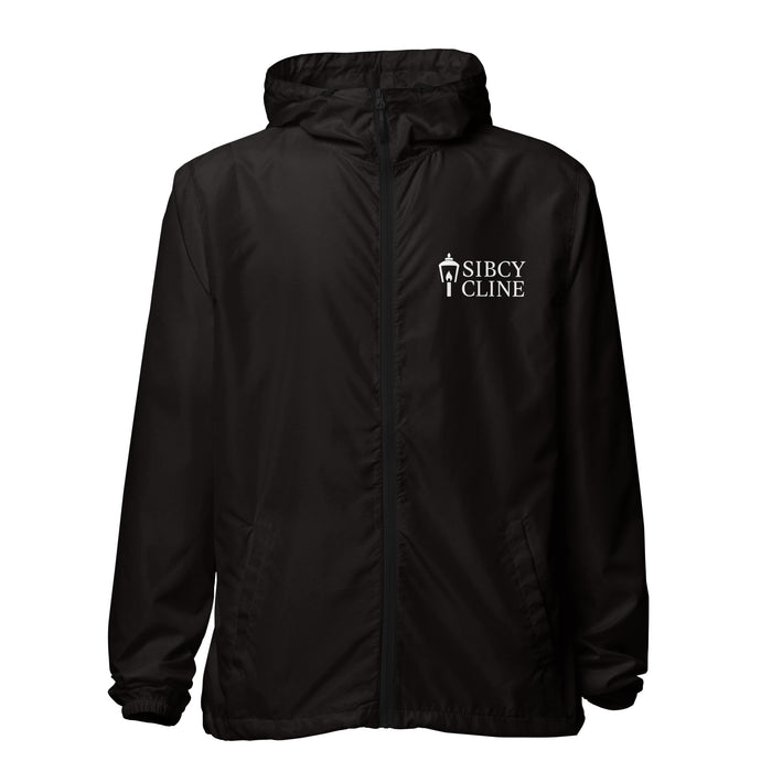 Logo Unisex lightweight zip up windbreaker