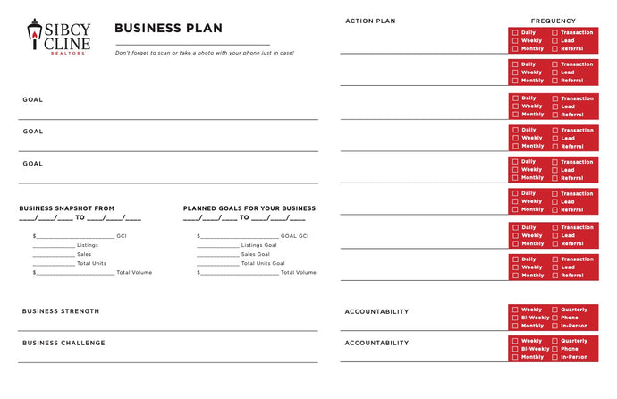 Business & Marketing Plan