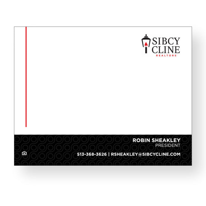 Personalized Flat Note Card