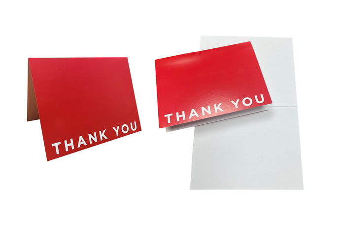 Thank You Cards - Red