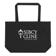 Load image into Gallery viewer, LeadingRE + Relocation Large organic tote bag
